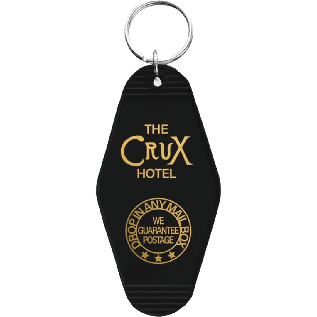 Black Crux Hotel Keychain