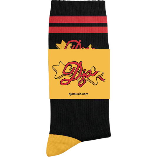 Black Star Logo Varsity Socks