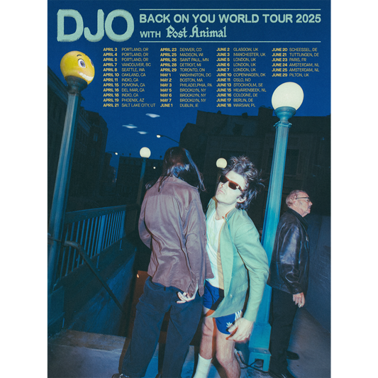 Back On You World Tour Poster